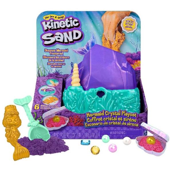 Set Kinetic Sand Mermaid Crystal 3+ photo 2 Set Kinetic Sand Mermaid Crystal 3+ photo 2