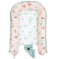 Babynest La Millou Dundee & Friends (RZ-00002667) Bumbac/ Spearmit photo 2