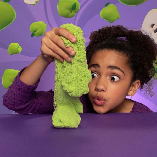 Nisip kinetic Kinetic Sand Sour Apple 3+ photo 3 Nisip kinetic Kinetic Sand Sour Apple 3+ photo 3