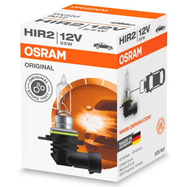 Автомобильная лампа Osram 9012 Галоген/ HIR2/ PX22d/ 55 Вт/ 1875лм photo 2 Автомобильная лампа Osram 9012 Галоген/ HIR2/ PX22d/ 55 Вт/ 1875лм photo 2