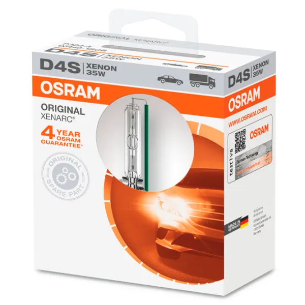 Автомобильная лампа Osram 66440 Ксенон/ D4S/ P32d-5/ 35 Вт/ 3200лм photo 2 Автомобильная лампа Osram 66440 Ксенон/ D4S/ P32d-5/ 35 Вт/ 3200лм photo 2