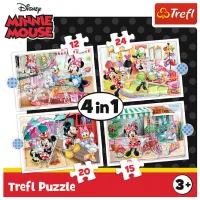 Puzzle 2D Trefl Minnie with Friends 3+/ Numărul de piese: 71 photo 2