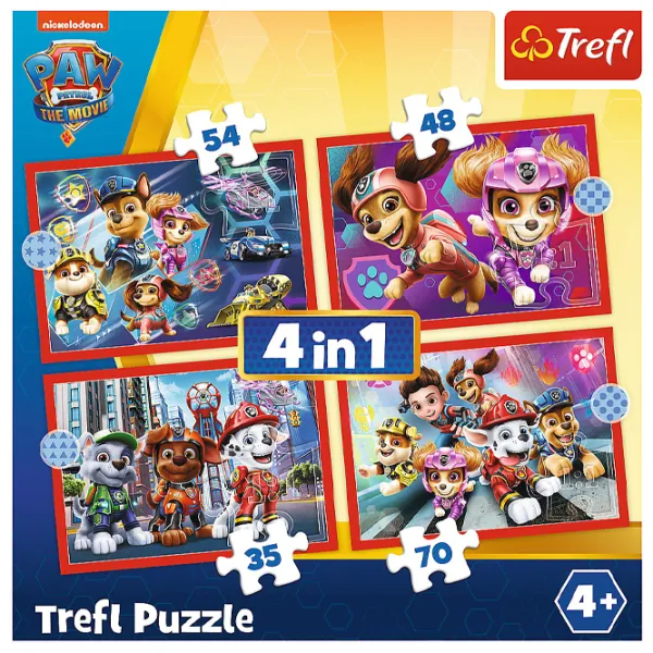 Пазл 2D Trefl 4in1 Paw Patrol in the city 4+/ Количество деталей: 207 photo 2 Пазл 2D Trefl 4in1 Paw Patrol in the city 4+/ Количество деталей: 207 photo 2