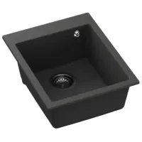 Кухонная мойка SanDonna Vesta 400 50 x 40 / Искусственный камень / Титан photo 2