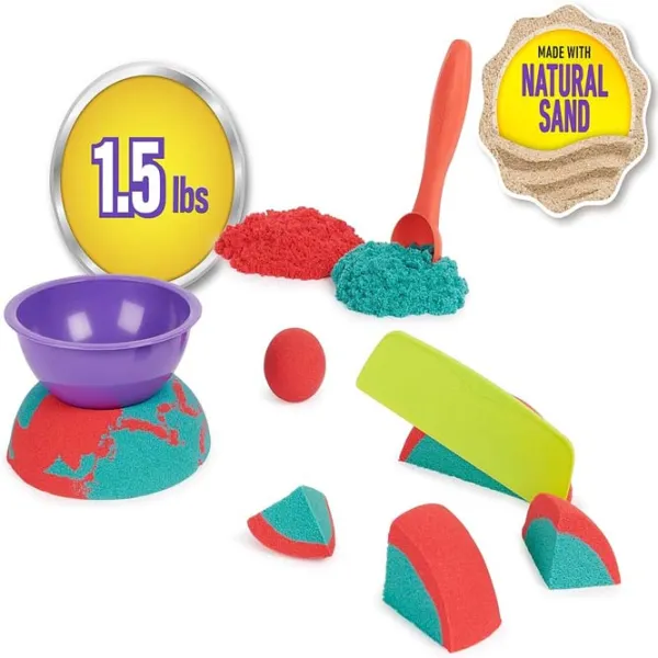 Кинетический песок Kinetic Sand Mold & Flow 3+ photo 2