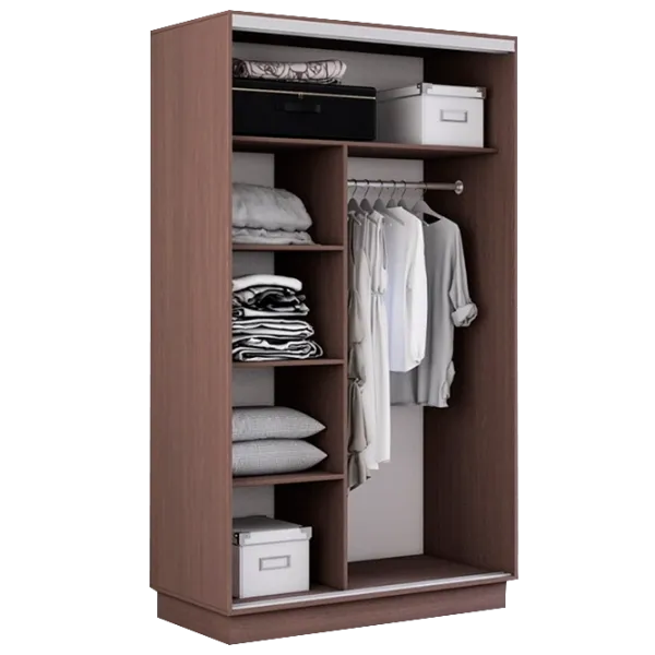 Dulap cupe Mobildor-Lux Fox 1500 2226 150 x 60 x 220 / PAL / Wenghe photo 2 Dulap cupe Mobildor-Lux Fox 1500 2226 150 x 60 x 220 / PAL / Wenghe photo 2