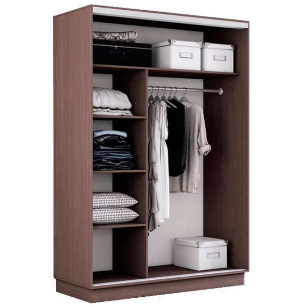 Dulap cupe Mobildor-Lux Fox 1900 2226 190 x 60 x 220 / PAL / Wenghe photo 2 Dulap cupe Mobildor-Lux Fox 1900 2226 190 x 60 x 220 / PAL / Wenghe photo 2