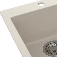Кухонная мойка SanDonna Vesta 400 50 x 40 / Искусственный камень / Песочный photo 3