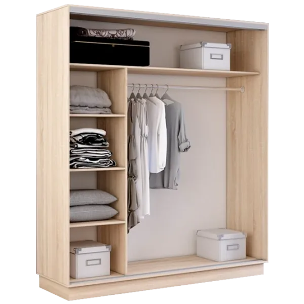 Dulap cupe Mobildor-Lux Fox 1600 3025 160 x 60 x 220 / PAL / Stejar Sonoma photo 2 Dulap cupe Mobildor-Lux Fox 1600 3025 160 x 60 x 220 / PAL / Stejar Sonoma photo 2