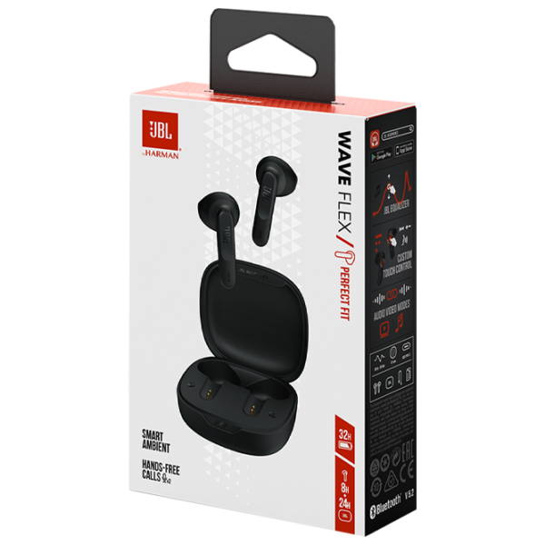 Наушники JBL Wave Flex Черный Беспроводные/ Персональный photo 9 Наушники JBL Wave Flex Черный Беспроводные/ Персональный photo 9