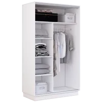 Dulap cupe Mobildor-Lux Fox 1100 110 110 x 60 x 220 / PAL / White photo 2
