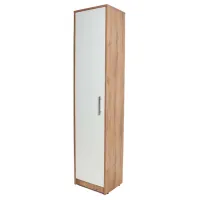 Dulap penal Andra Eterna 196 x 43.6 x 36/ PAL/ White photo 2