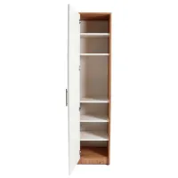Dulap penal Andra Eterna 196 x 43.6 x 36/ PAL/ White photo 3