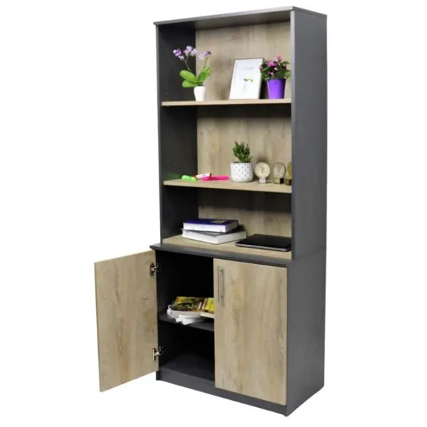 Dulap combinat Andra VM8045190-0102 190 x 80 x 45/ PAL/ Grey photo 2