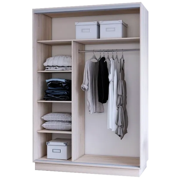 Dulap cupe Mobildor-Lux Fox 1500 3025 150 x 60 x 220 / PAL / Stejar Sonoma photo 2 Dulap cupe Mobildor-Lux Fox 1500 3025 150 x 60 x 220 / PAL / Stejar Sonoma photo 2