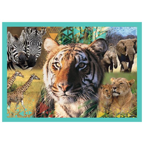 Пазл 2D Trefl The Mysterious World of Animals 4+/ Количество деталей: 207 photo 2 Пазл 2D Trefl The Mysterious World of Animals 4+/ Количество деталей: 207 photo 2