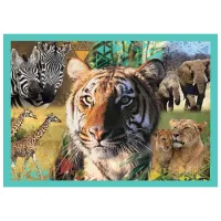 Puzzle 2D Trefl The Mysterious World of Animals 4+/ Numărul de piese: 207 photo 2