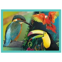 Puzzle 2D Trefl The Mysterious World of Animals 4+/ Numărul de piese: 207 photo 3