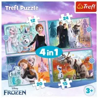 Puzzle 2D Trefl The amazing world of Frozen 3+/ Numărul de piese: 71 photo 2