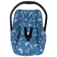Husă de protecție pentru scaun auto Sevi baby Feather Bumbac photo 2