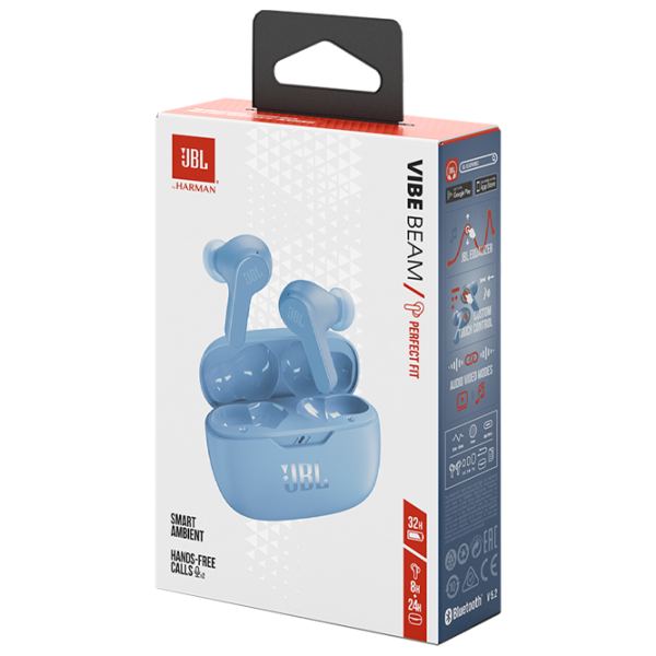 Căști JBL Wave Beam Blue Fără fir/ Personal photo 9 Căști JBL Wave Beam Blue Fără fir/ Personal photo 9