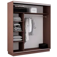 Dulap cupe Mobildor-Lux Fox 1900 2226 190 x 60 x 220 / PAL / Wenghe photo 2