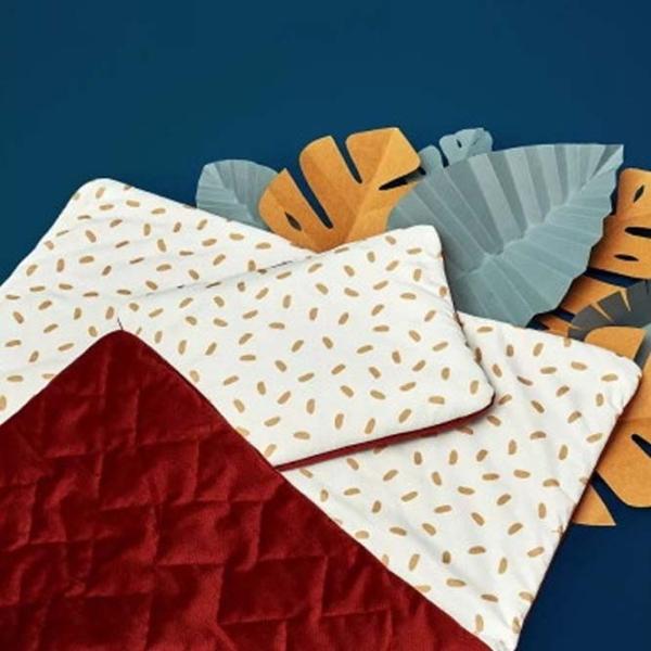 Set Albero Mio Velvet Bumbac/ Red photo 3