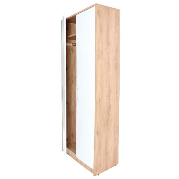 Dulap penal Andra Eterna 196 x 76 x 36/ PAL/ White photo 7