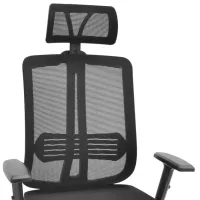 Fotoliu de birou DecoPrim Hermes Pânză/ Black photo 3