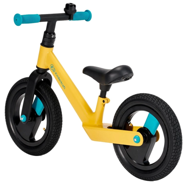 Bicicletă fără pedale KinderKraft Goswift 12" Aliaj de magneziu/ Yellow Yellow photo 2 Bicicletă fără pedale KinderKraft Goswift 12" Aliaj de magneziu/ Yellow Yellow photo 2