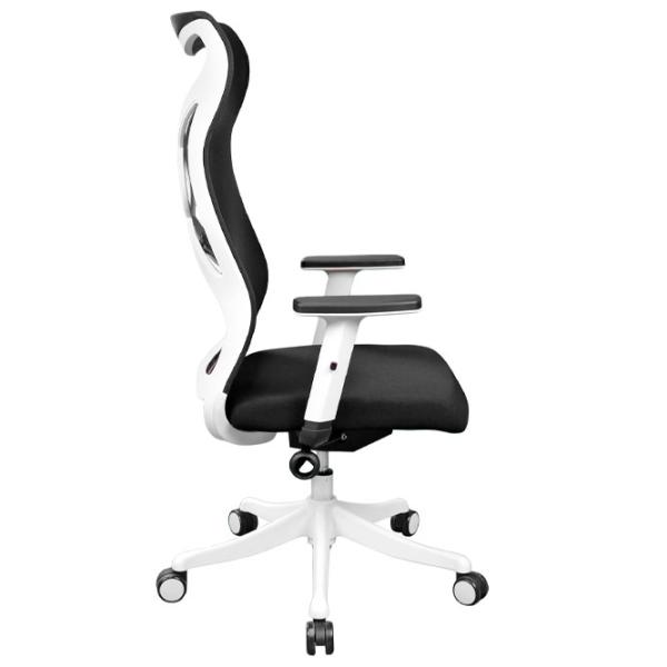 Fotoliu de birou DecoPrim Forest Pânză, plasă acrilică/ Black White photo 3