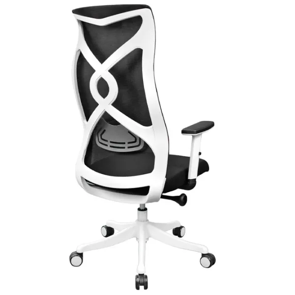 Fotoliu de birou DecoPrim Forest Pânză, plasă acrilică/ Black White photo 4