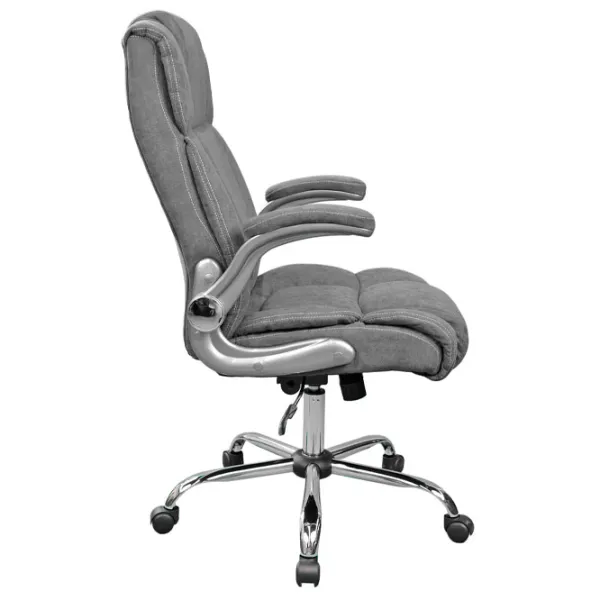 Fotoliu de birou DecoPrim BX-3702 Stofă/ Gray Gray photo 3