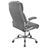 Fotoliu de birou DecoPrim BX-3702 Stofă/ Gray Gray photo 5