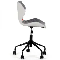 Офисное кресло DecoPrim BX-3030 Искусственная кожа/ Белый Серый photo 3