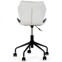 Офисное кресло DecoPrim BX-3030 Искусственная кожа/ Белый Серый photo 5