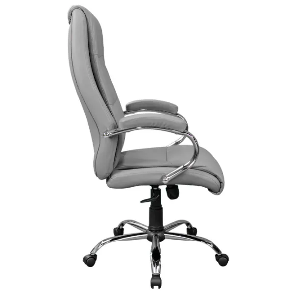 Fotoliu de birou DecoPrim 2162B-X ECO Piele/ Gray photo 3