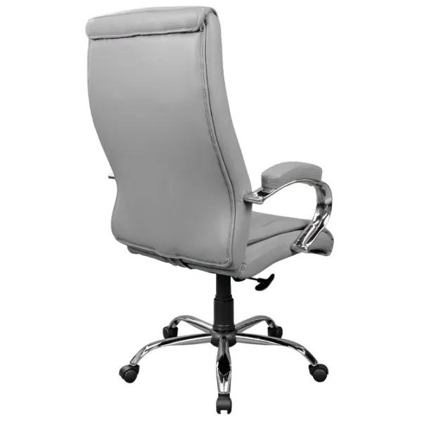 Fotoliu de birou DecoPrim 2162B-X ECO Piele/ Gray photo 4