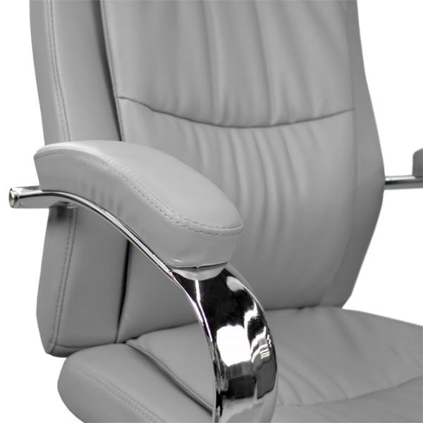 Fotoliu de birou DecoPrim 2162B-X ECO Piele/ Gray photo 5