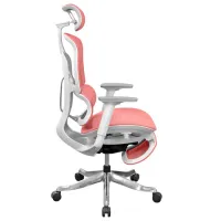 Fotoliu de birou DecoPrim A98-HS-QW Plasă acrilică/ Red photo 3