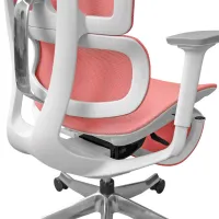 Fotoliu de birou DecoPrim A98-HS-QW Plasă acrilică/ Red photo 5