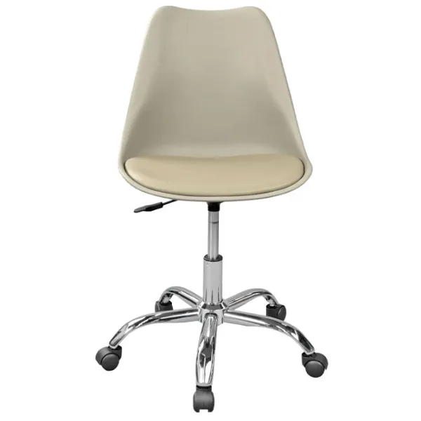 Fotoliu de birou DecoPrim F-2002 ECO Piele/ Gray photo 2 Fotoliu de birou DecoPrim F-2002 ECO Piele/ Gray photo 2