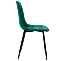 Scaun de bucătărie DecoPrim M-01-3 HLR-56 Catifea/ Green photo 3
