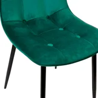 Scaun de bucătărie DecoPrim M-01-3 HLR-56 Catifea/ Green photo 5