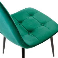 Scaun de bucătărie DecoPrim M-01-3 HLR-56 Catifea/ Green photo 7