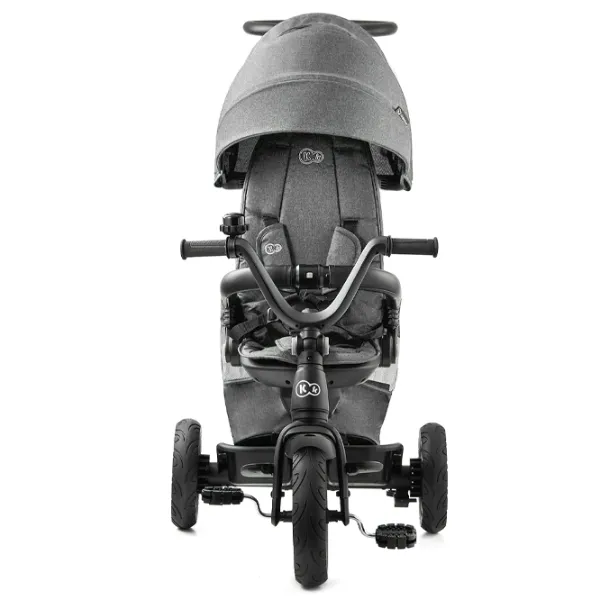 Triciclu KinderKraft EasyTwist Gray photo 3
