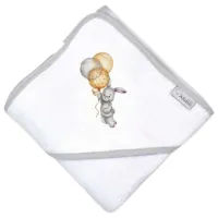 Детское полотенце Albero Mio Bunny 100 x 100 см/ Хлопок/ Белый photo 3