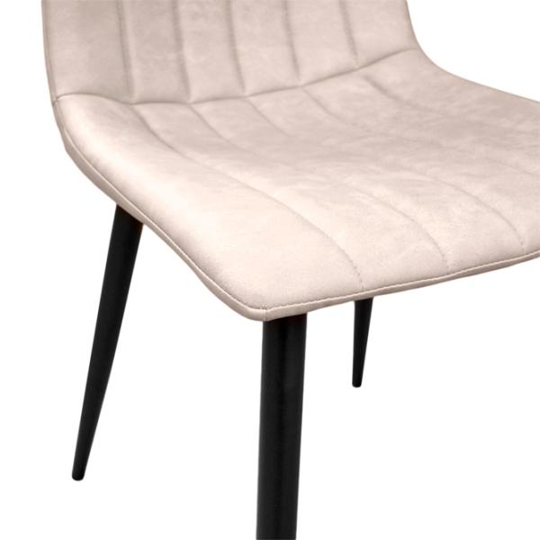 Scaun de bucătărie DecoPrim DC-90P ECO Piele/ Light Gray Black photo 5