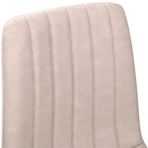 Scaun de bucătărie DecoPrim DC-90P ECO Piele/ Light Gray Black photo 6