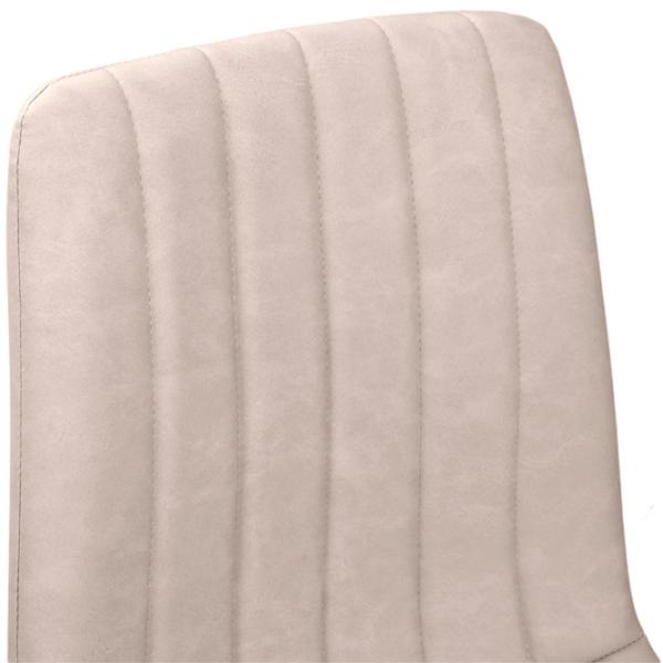 Scaun de bucătărie DecoPrim DC-90P ECO Piele/ Light Gray Black photo 6